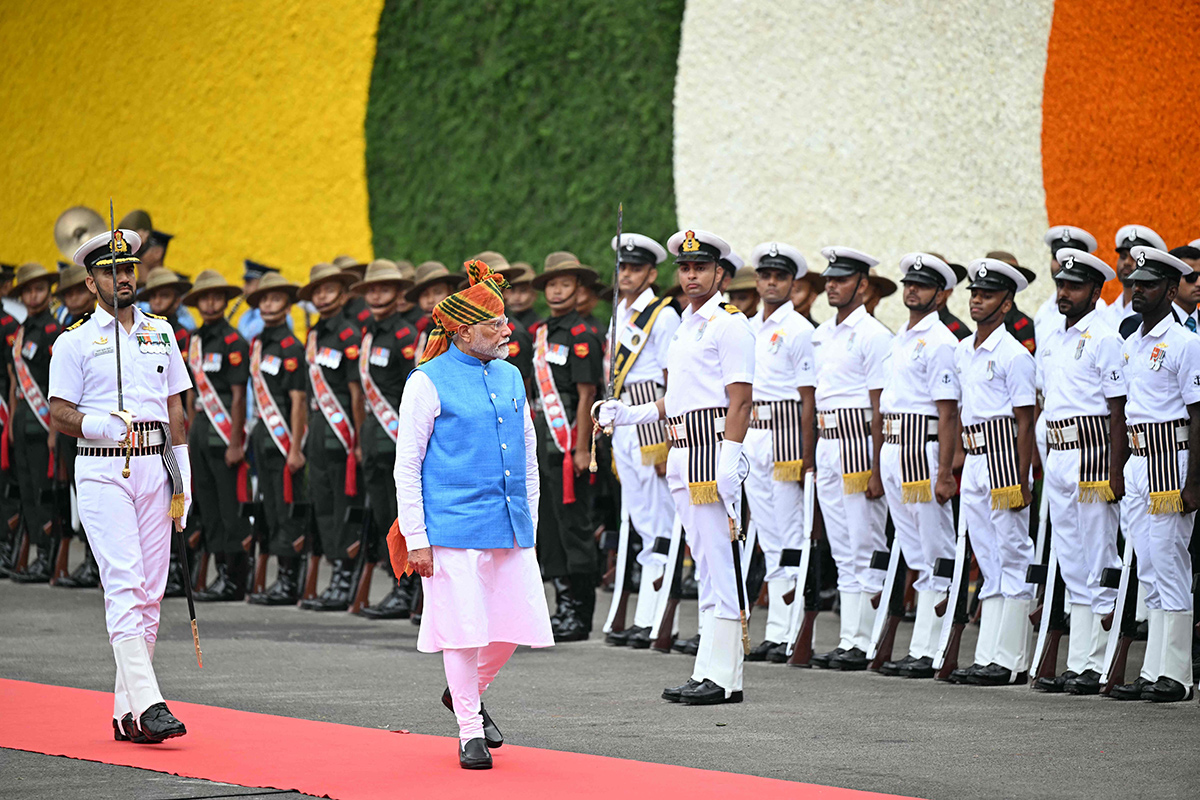 Independence Day 2024 PM Modi Flag Hoisting Live Updates15