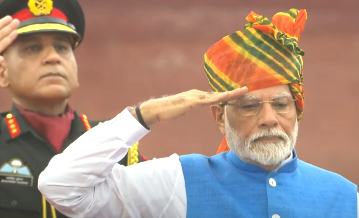 Independence Day 2024 PM Modi Flag Hoisting Live Updates3