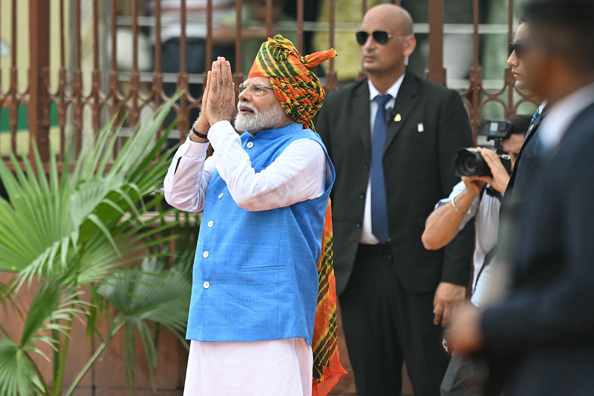 Independence Day 2024 PM Modi Flag Hoisting Live Updates6