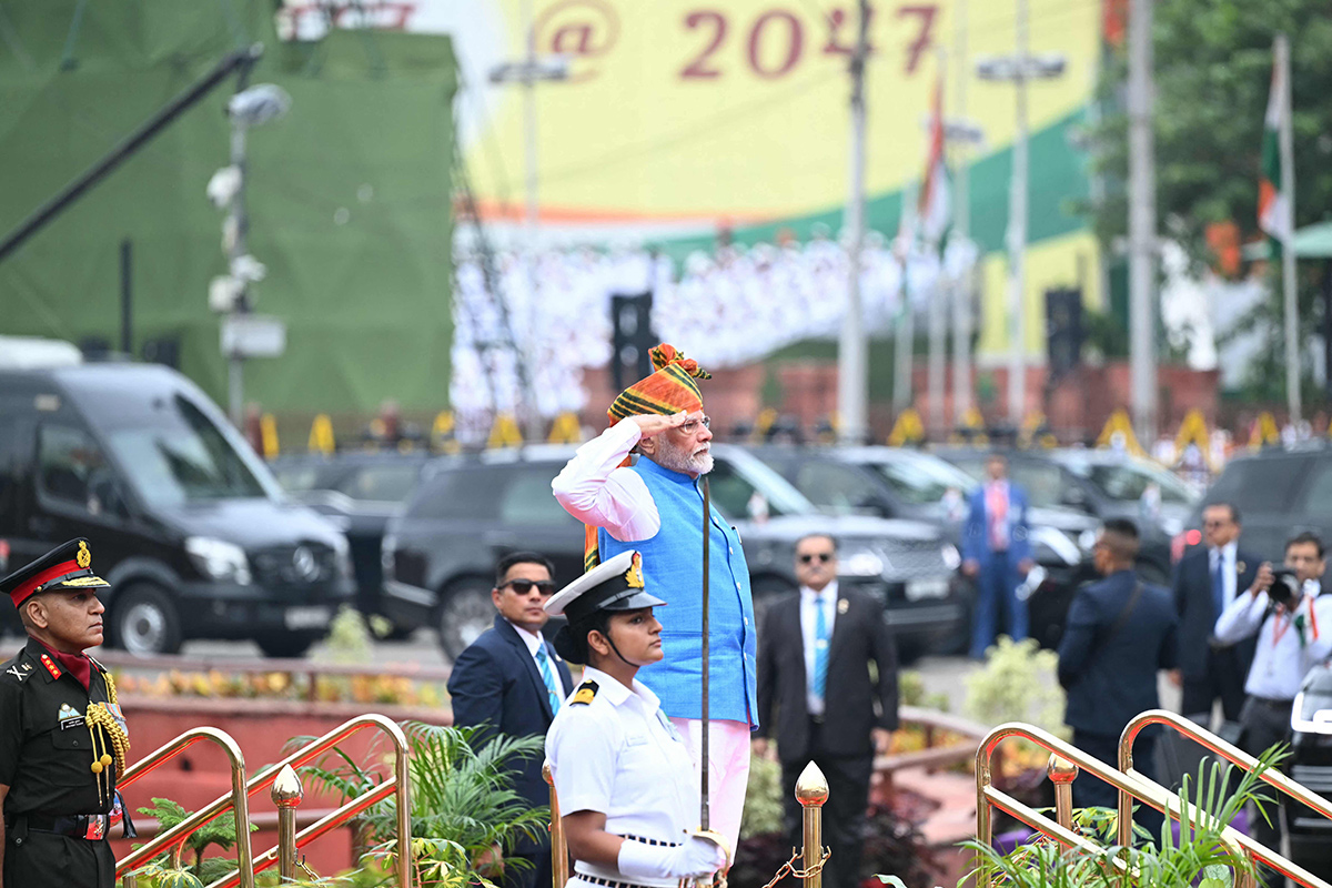 Independence Day 2024 PM Modi Flag Hoisting Live Updates9