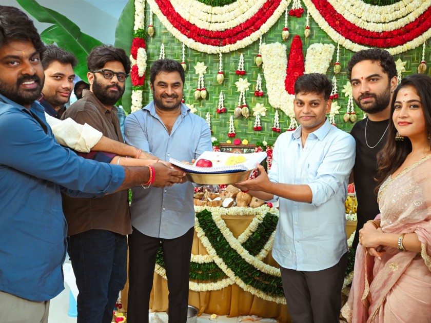 Vishwak Sen New Movie Begins With An Auspicious Pooja Ceremony Photos1