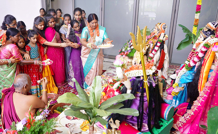 Varalakshmi Vratham Celebrations in Telugu States: Photos5