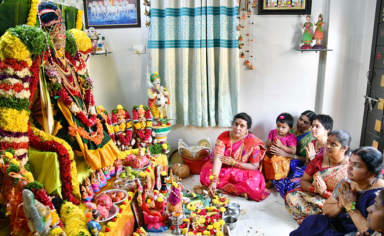 Varalakshmi Vratham Celebrations in Telugu States: Photos9