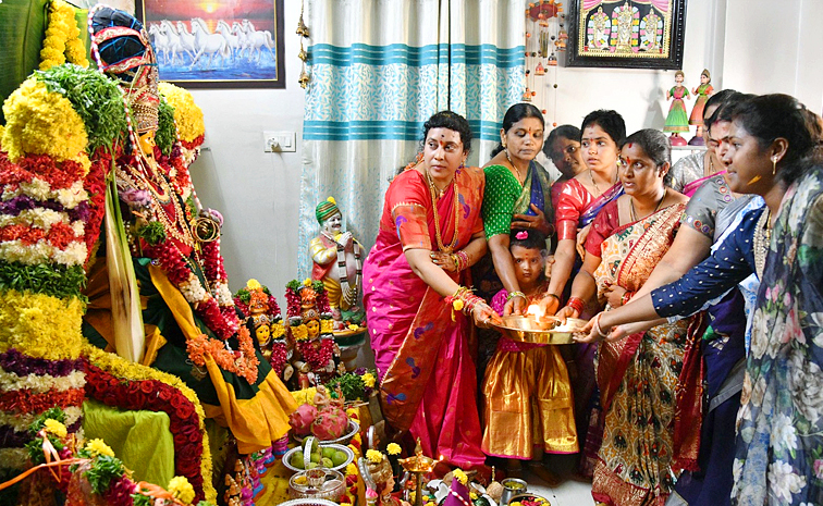 Varalakshmi Vratham Celebrations in Telugu States: Photos10
