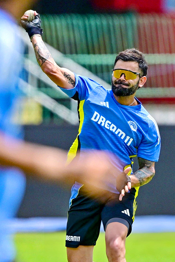 Gambhir And Kohli Share Light Moment in Practice ahead of the IND vs SL ODI Series Photos14