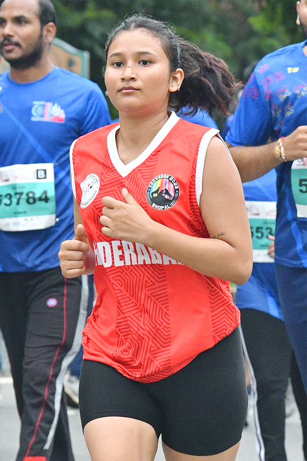 NMDC HYDERABAD MARATHON 2024 5K RUN At Hitex Exhibition Ground At Madhapur Photos15