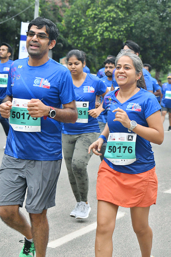 NMDC HYDERABAD MARATHON 2024 5K RUN At Hitex Exhibition Ground At Madhapur Photos18