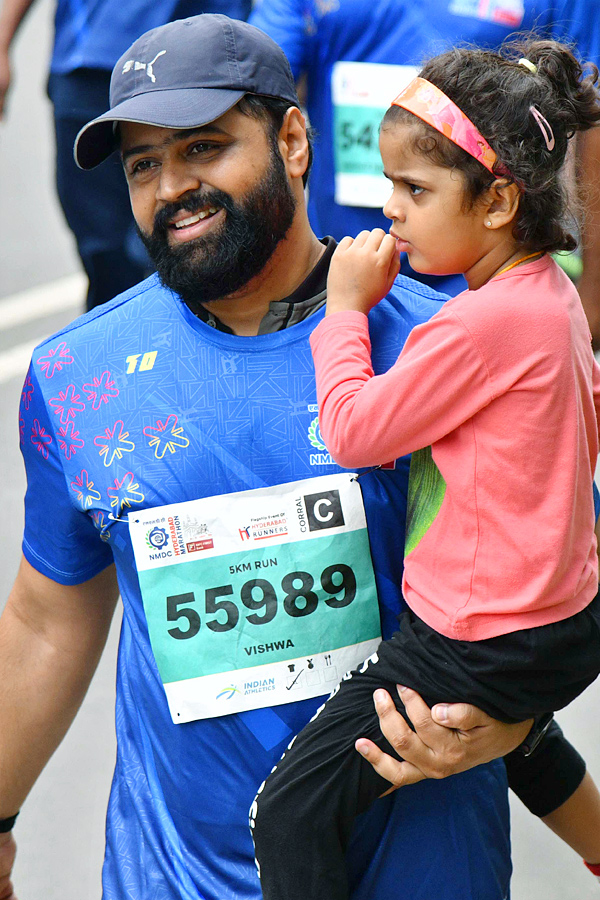 NMDC HYDERABAD MARATHON 2024 5K RUN At Hitex Exhibition Ground At Madhapur Photos3
