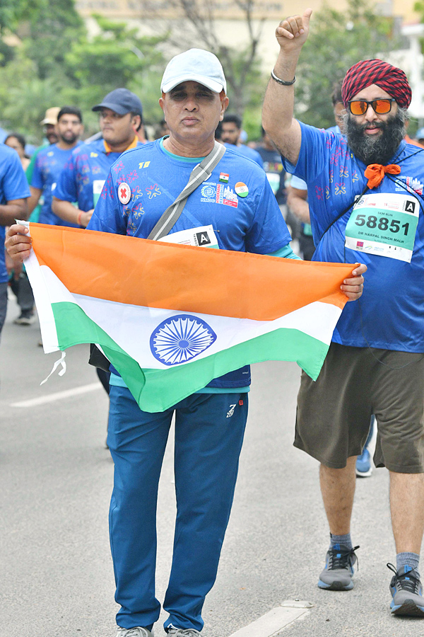 NMDC HYDERABAD MARATHON 2024 5K RUN At Hitex Exhibition Ground At Madhapur Photos20