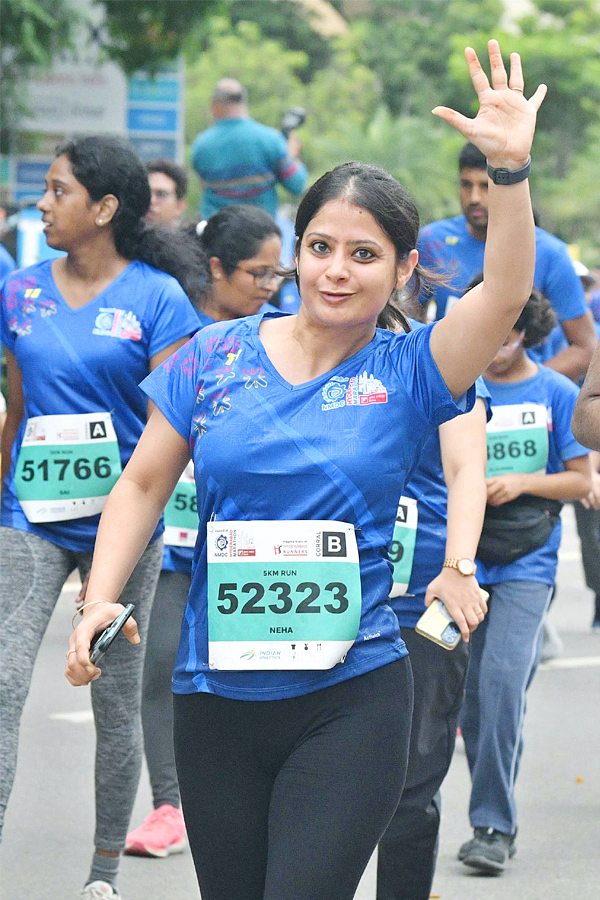 NMDC HYDERABAD MARATHON 2024 5K RUN At Hitex Exhibition Ground At Madhapur Photos22