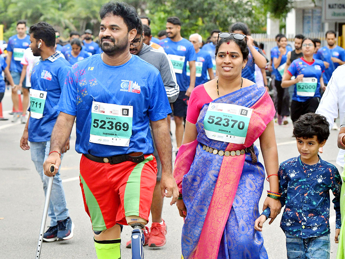 NMDC HYDERABAD MARATHON 2024 5K RUN At Hitex Exhibition Ground At Madhapur Photos24