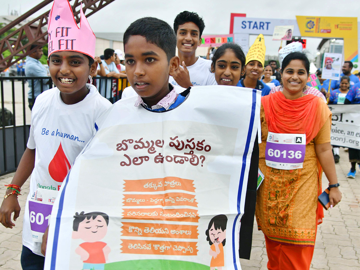 NMDC HYDERABAD MARATHON 2024 5K RUN At Hitex Exhibition Ground At Madhapur Photos26