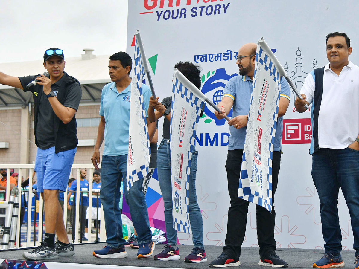 NMDC HYDERABAD MARATHON 2024 5K RUN At Hitex Exhibition Ground At Madhapur Photos29