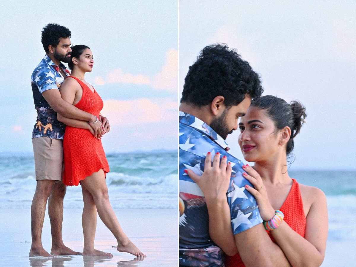 Bigg Boss Fame Inaya Sultana With Boyfriend In Beach Photos1
