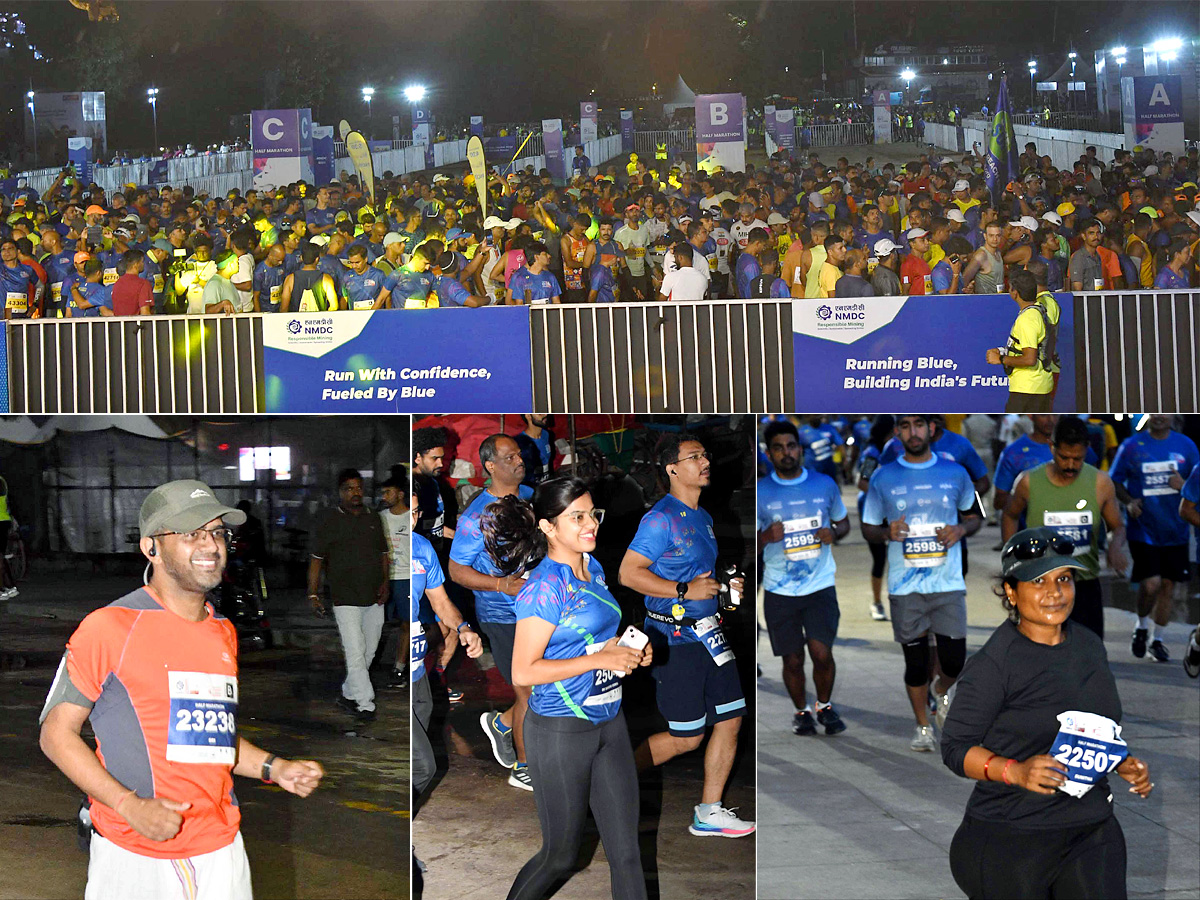Hyderabad Marathon 2024: 5K Run At PEOPLE'S PLAZA Photos29