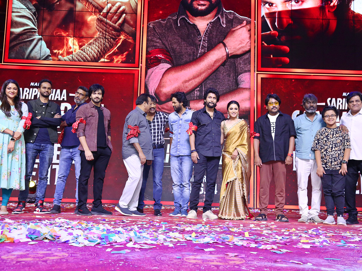 Saripodhaa Sanivaaram Pre-Release Event Photos1