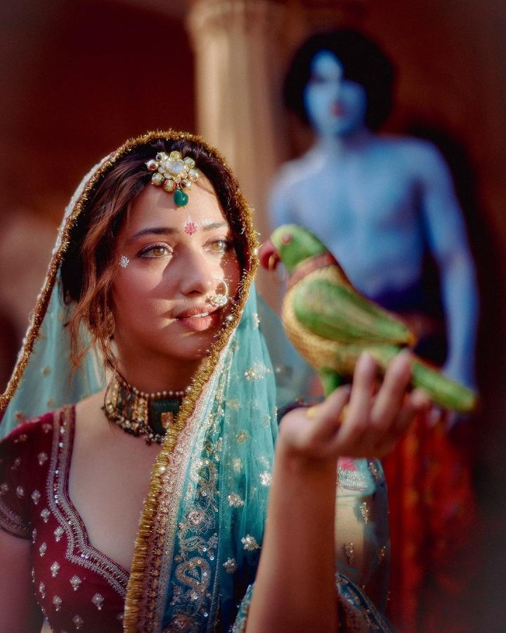 Tollywood actress tamannaah Bhatia stunning looks as modern Radha13