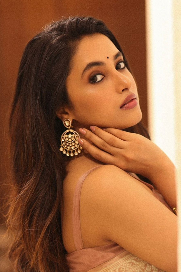 Saripodhaa Sanivaaram Beauty Priyanka Arul Mohan Stunning Photos In Saree4