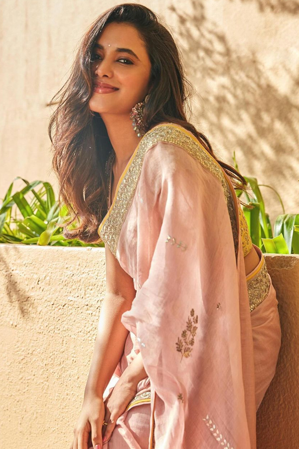 Saripodhaa Sanivaaram Beauty Priyanka Arul Mohan Stunning Photos In Saree9