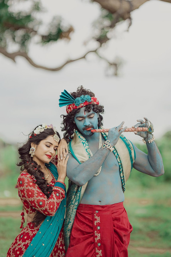 Bigg Boss Beauty Priyanka Jain Krishnashtami Celebration Photos3