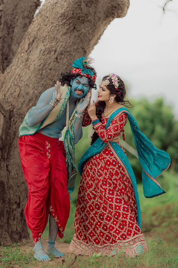 Bigg Boss Beauty Priyanka Jain Krishnashtami Celebration Photos6