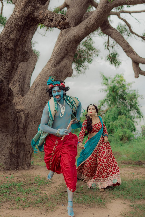 Bigg Boss Beauty Priyanka Jain Krishnashtami Celebration Photos7