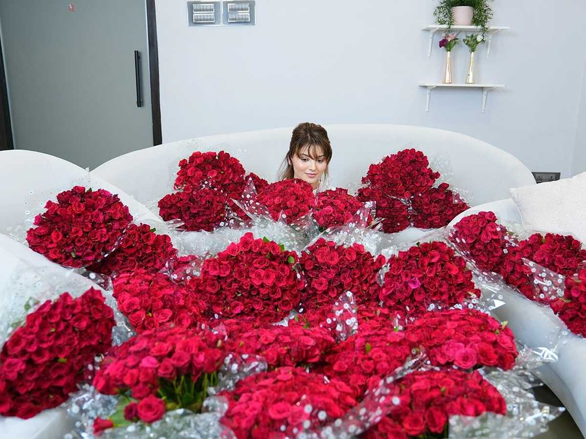 hospitalised Urvashi Rautela Received One Lakh Flowers From Fans3