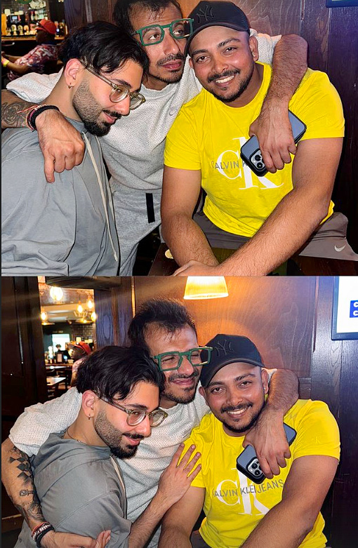 Yuzi Chahal And Prithvi Shaw Party Hard With Social Media Star Orry Photos2