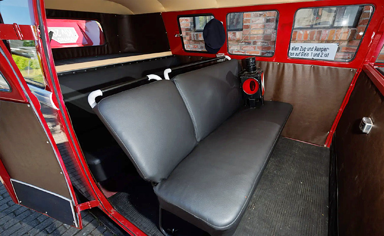 Volkswagen Camper Bus runs like Train on Rail tracks: Photos11