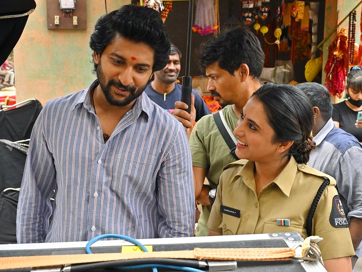 Hero Nani and Priyanka Mohan Special Attraction in Saripodhaa Sanivaaram Movie Photos2
