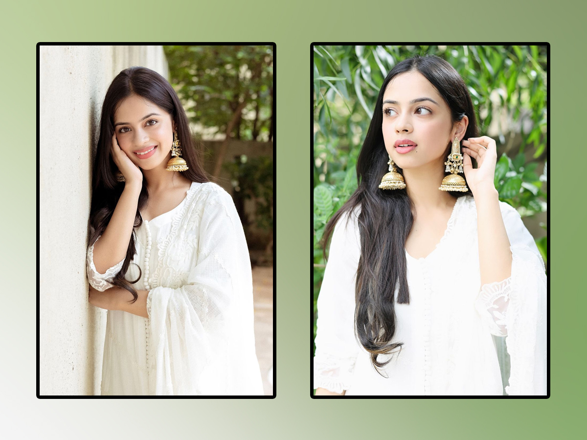 Laapataa Ladies Fame Nitanshi Goel Beautiful Photos In White Dress1