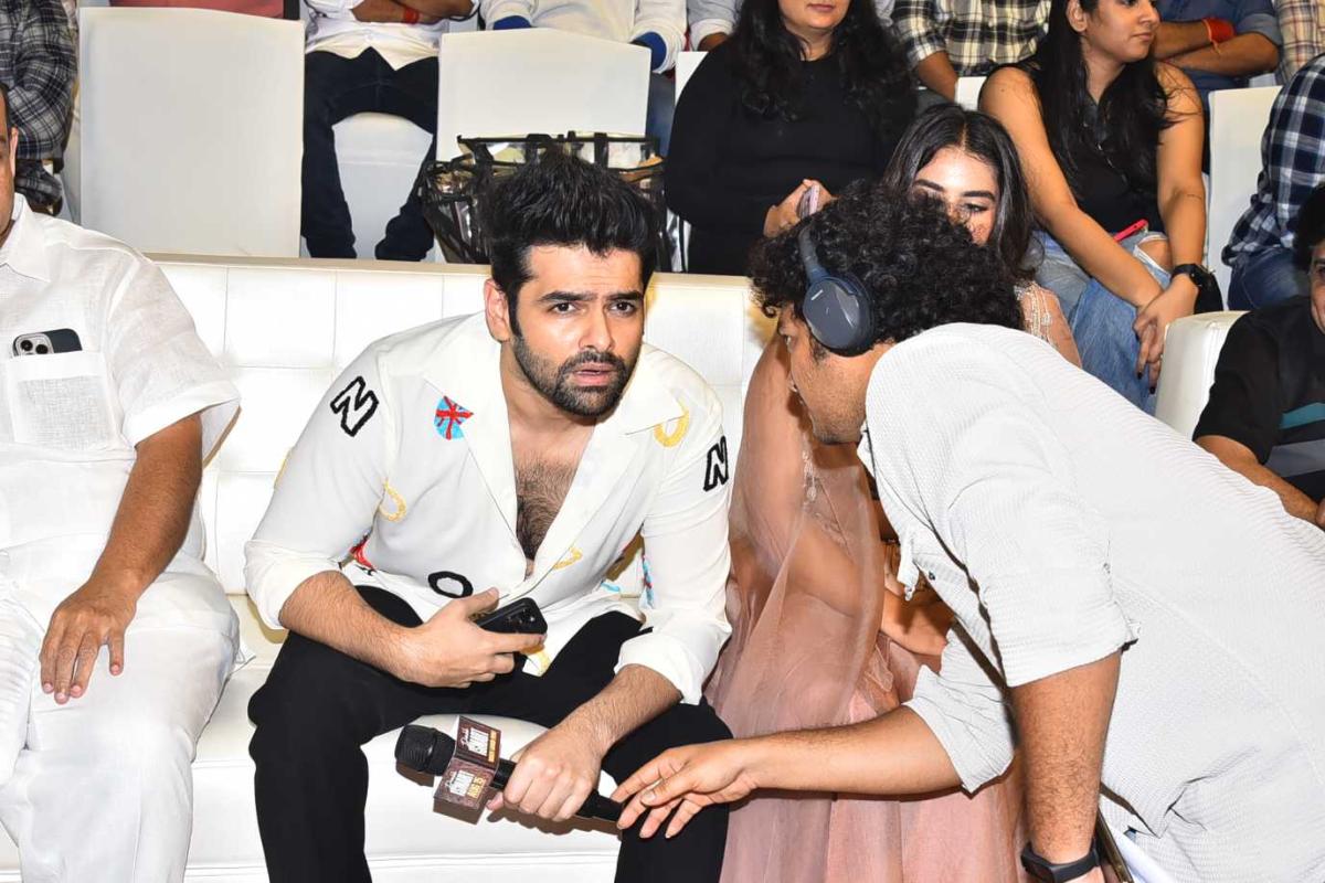 Ram Pothineni Double iSmart Movie Trailer Launch Event Photos9