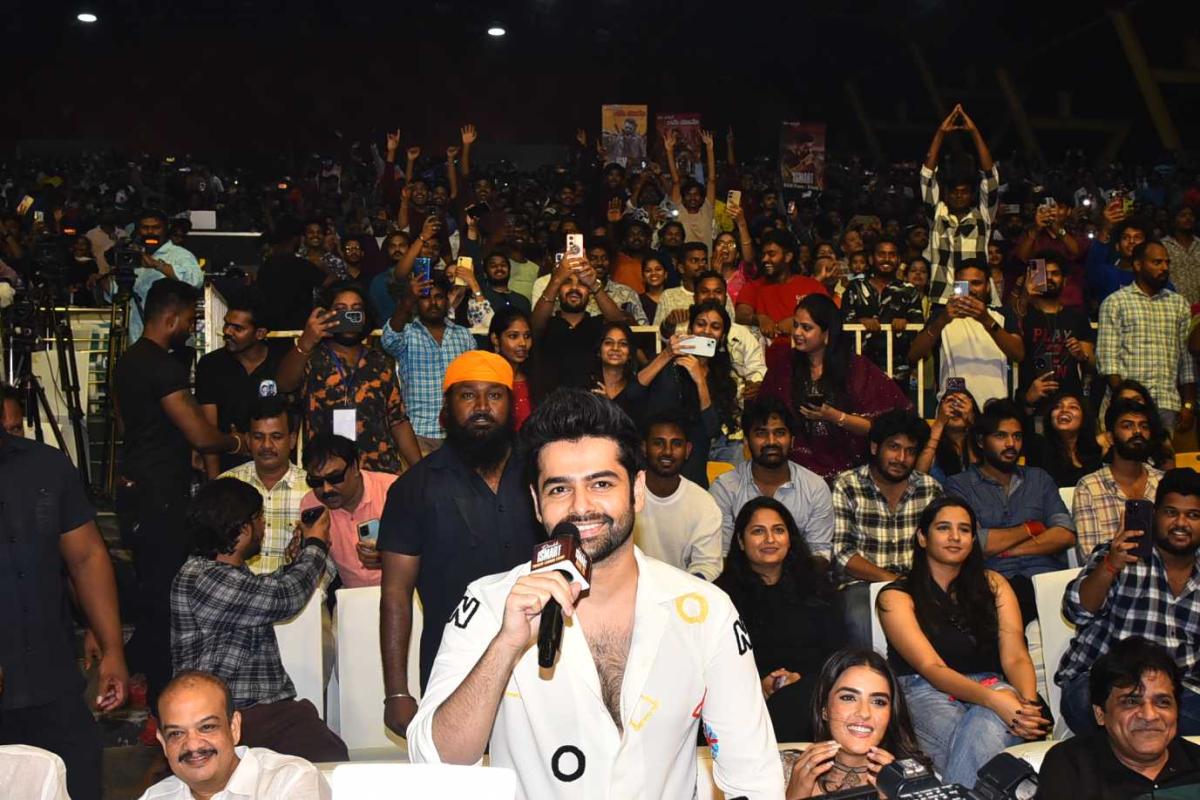 Ram Pothineni Double iSmart Movie Trailer Launch Event Photos12