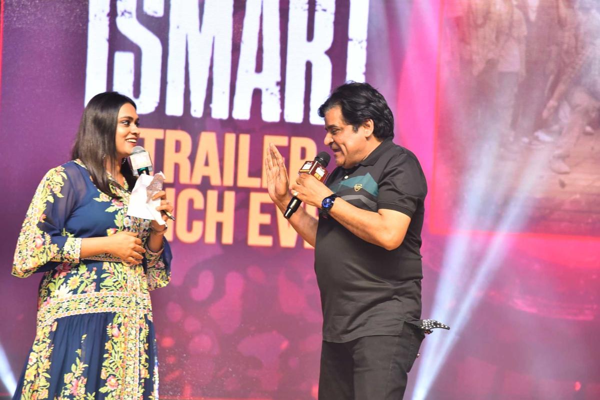 Ram Pothineni Double iSmart Movie Trailer Launch Event Photos34