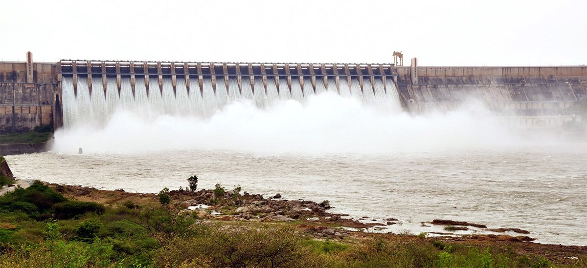 nagarjuna sagar dam gates open16