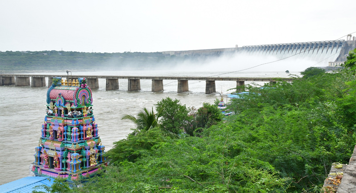 nagarjuna sagar dam gates open30