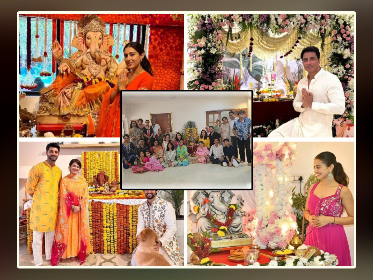 Bollywood Celebs Worship Of Lord Ganesh Photos viral1