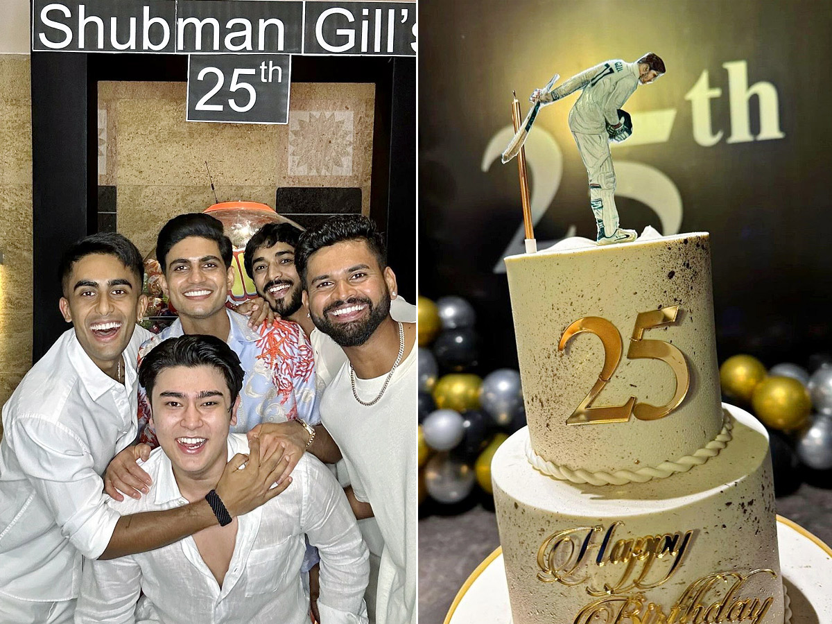 Shubman Gill Parties Hard With Buddies Ishan Kishan, KL Rahul And Shreyas Iyer Photos1