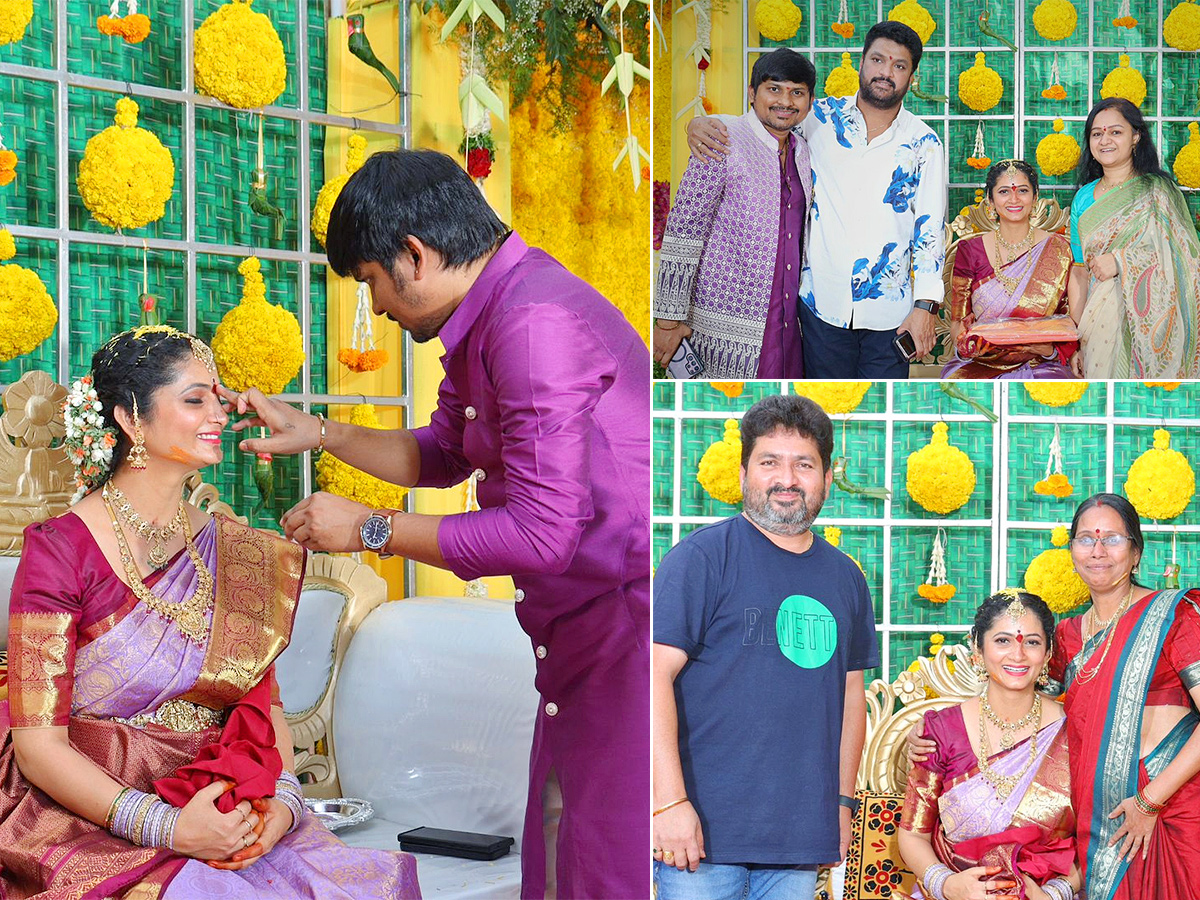 Jabardasth Rocking Rakesh Wife Jordar Sujatha Seemantham Function Photos1