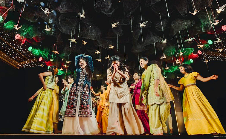 Sai Pallavi Dance With Pooja Kannan At Sangeet Ceremony Photos3