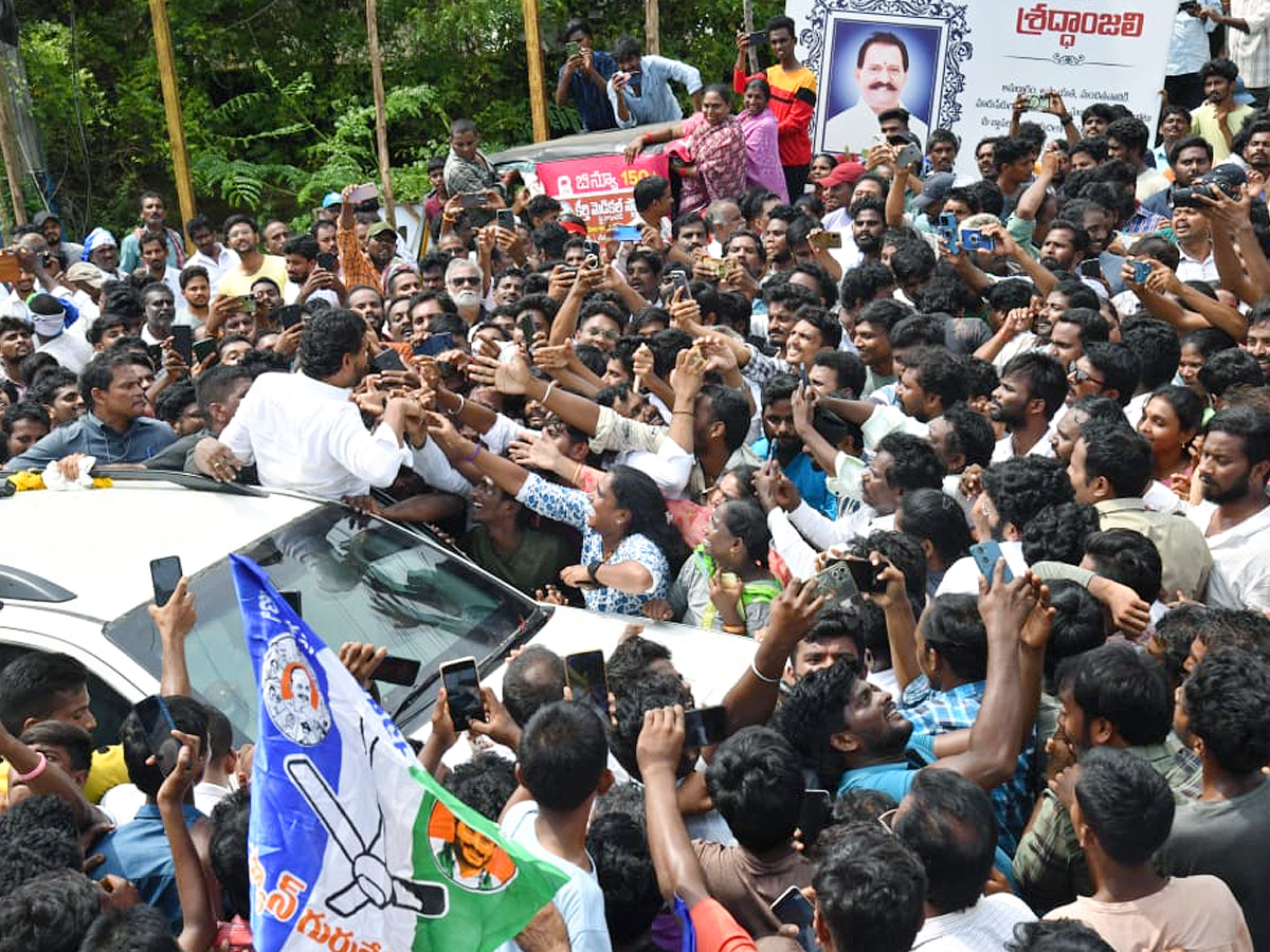 YS Jagan Visits Pithapuram Floods Affected Areas Photos16
