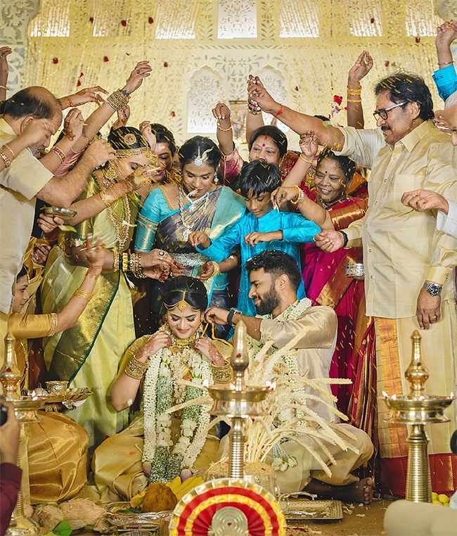 Actress Megha Akash And Saai Vishnu Marriage Photos4