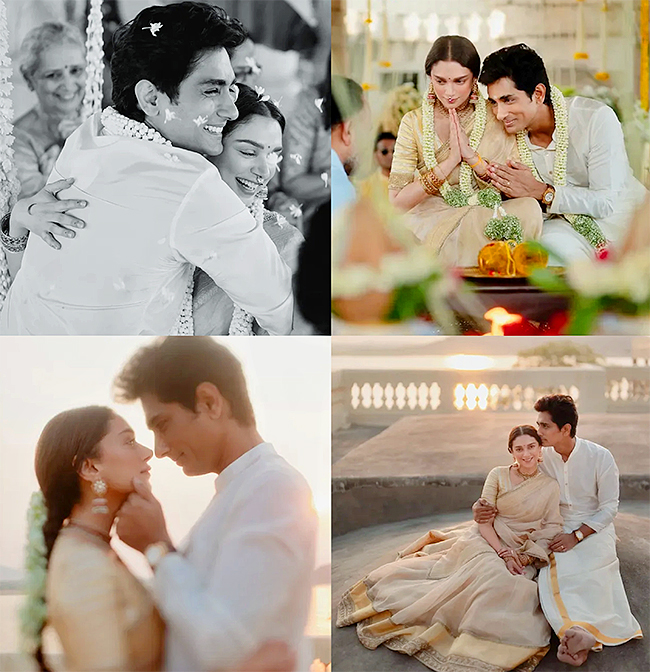 Aditi Rao Hydari and Siddharth married in an intimate ceremony11