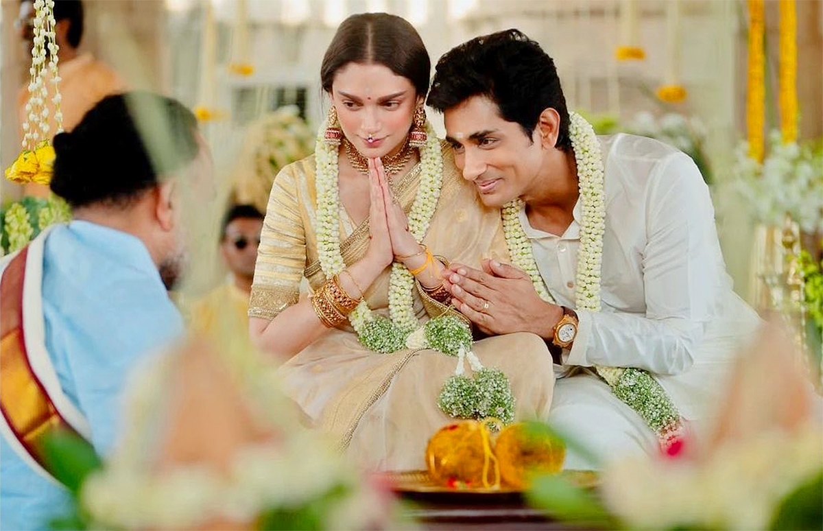 Aditi Rao Hydari and Siddharth married in an intimate ceremony4