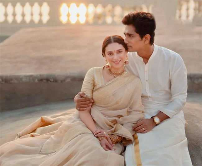 Aditi Rao Hydari and Siddharth married in an intimate ceremony7