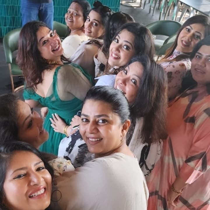 Tollywood Actress Meena Birthday Celebrations Pics Goes Viral5
