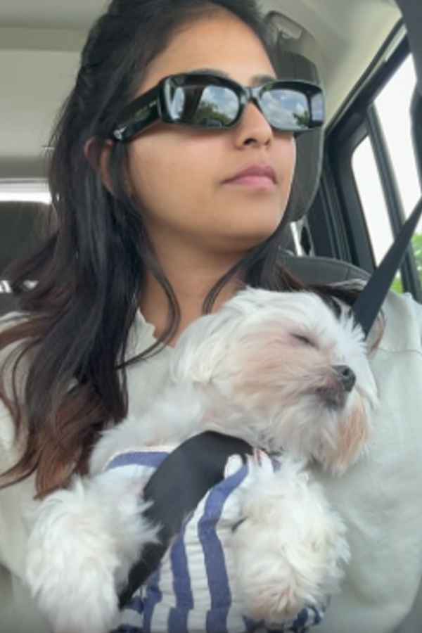 South Indian Actress Anjali And Varsha Bollamma Shared Photos With Their Loved Pets7
