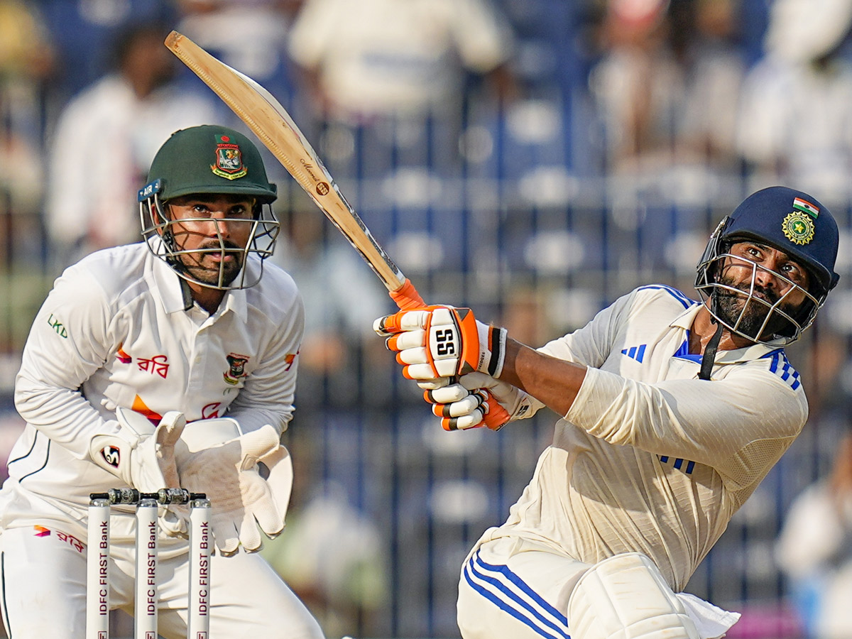 Ravichandran Ashwin, Ravindra Jadeja shine to chances against Bangladesh Photos10