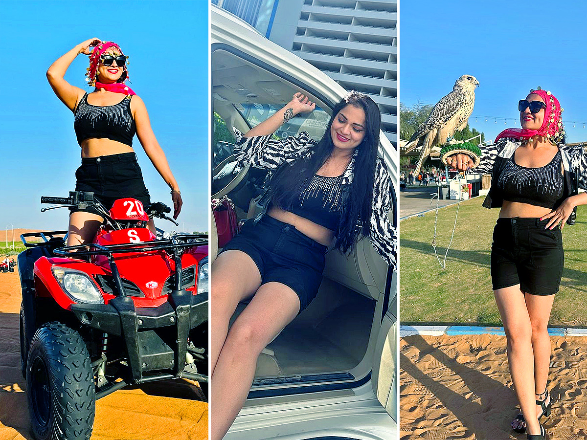 Bigg Boss Fame Ashwini Sree Rocks In Dubai Photos1