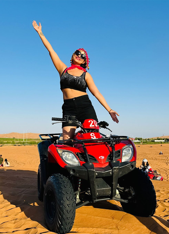 Bigg Boss Fame Ashwini Sree Rocks In Dubai Photos12